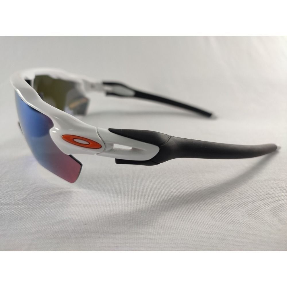 Oakley Radar EV Path Sunglasses White OO9208-16 Prizm Polarized Shield Blue - Picture 3 of 10